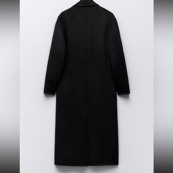 Zara wool blend double breasted coat - Picture 12 of 16
